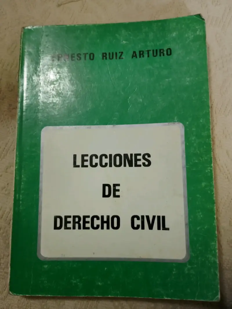 Libro Lecciones de Derecho Civil