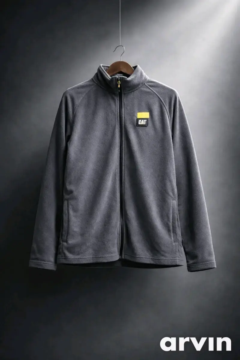 Chaqueta polar gris CAT