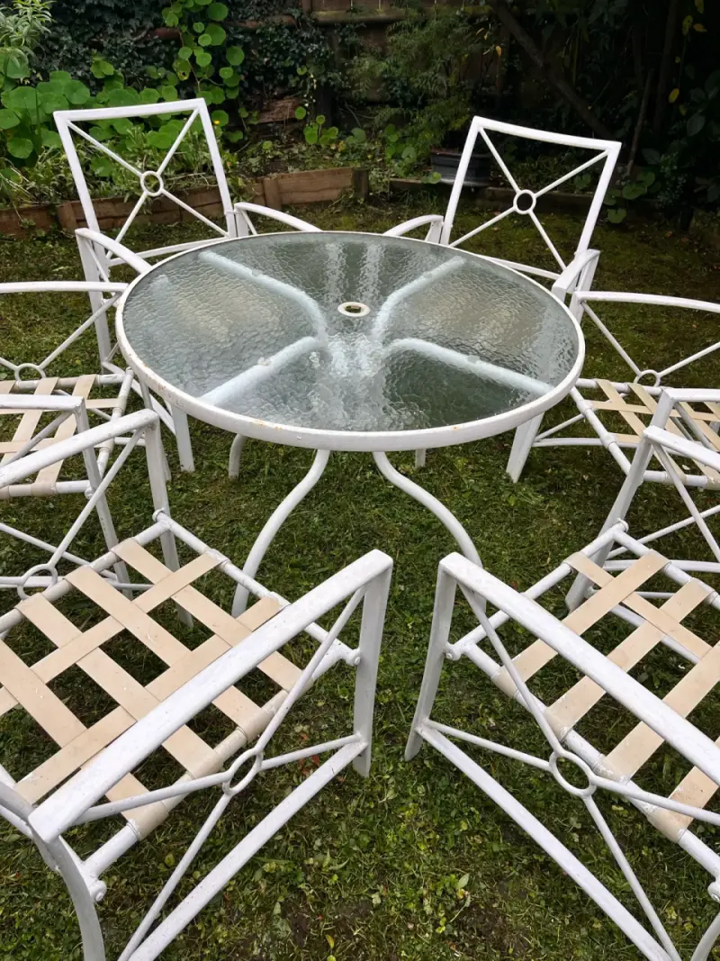Set de comedor de jardín con 6 sillas - 2