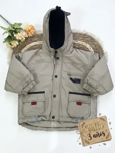 Chaqueta beige para niño - miniatura 1