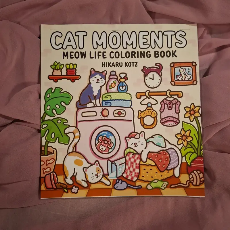 Libro para colorear cat moments - 1