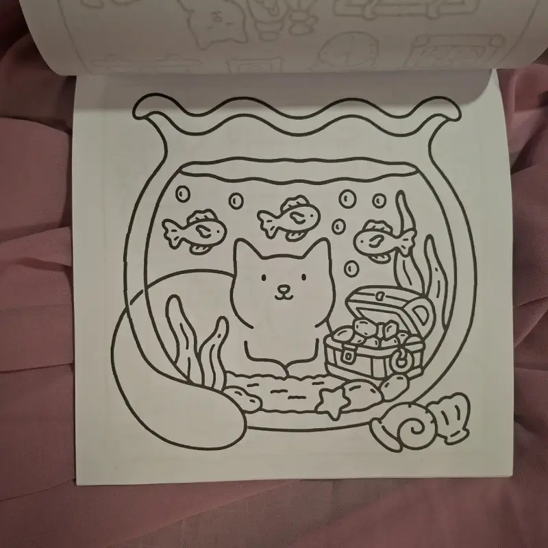 Libro para colorear cat moments - 3