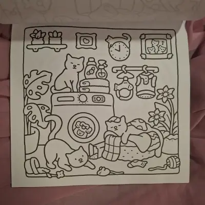 Libro para colorear cat moments - miniatura 4