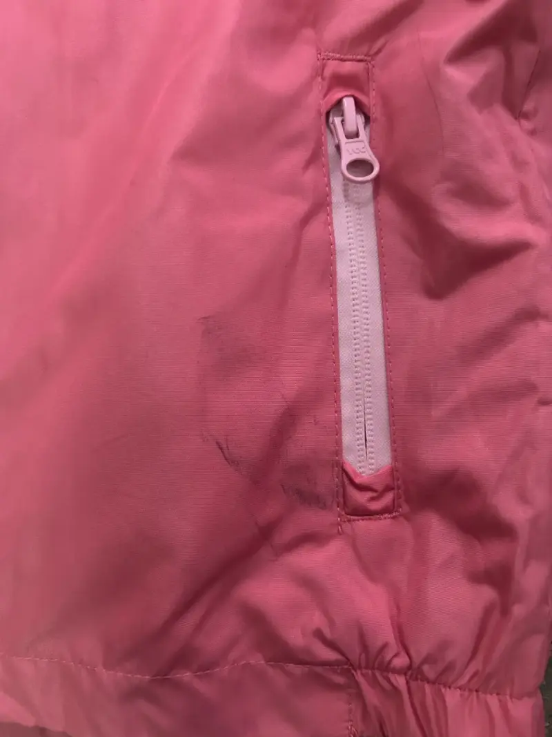 Chaqueta impermeable rosa infantil - 4