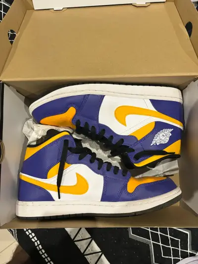 Nike air jordan 1 lakers - miniatura 1