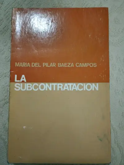 Libro 'La Subcontratación' usado - miniatura 1