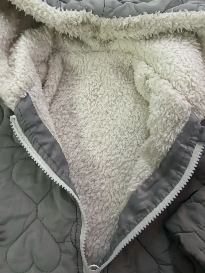 Chaqueta infantil acolchada gris 2/3 años - 3