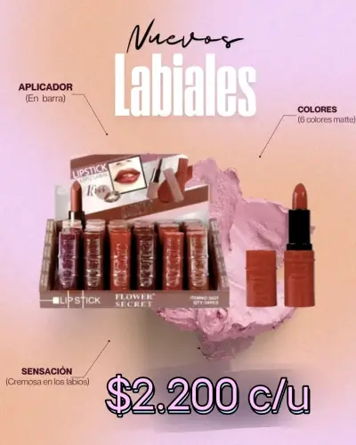 Rubor en barra Kiss Beauty - miniatura 6