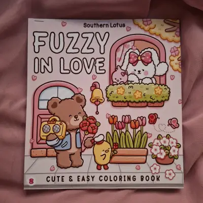 Libro para colorear 'Fuzzy in Love' - miniatura 1