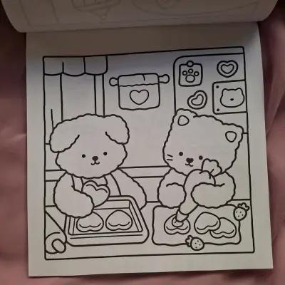 Libro para colorear 'Fuzzy in Love' - miniatura 3