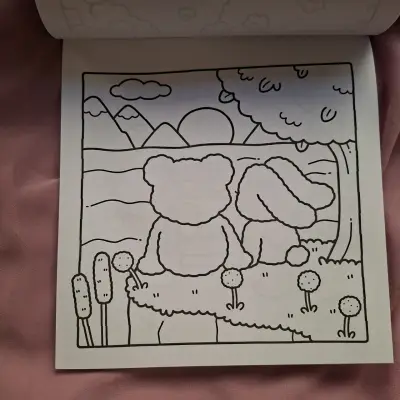 Libro para colorear 'Fuzzy in Love' - miniatura 4