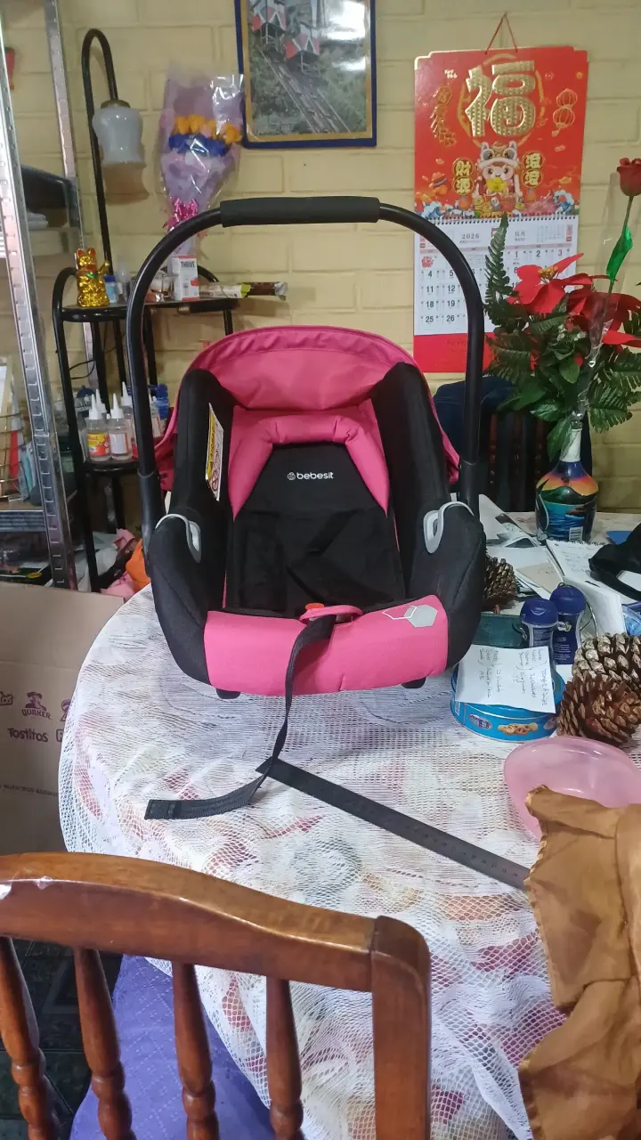 Silla para auto Bebesit rosada - 1