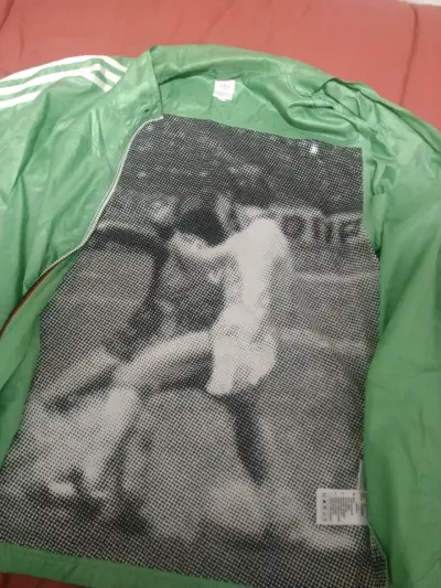 Chaqueta deportiva verde Adidas - miniatura 2