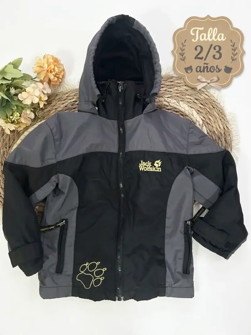 Chaqueta gris para niños 2/3 años - 1