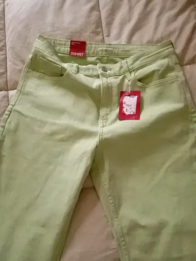 Jeans verde Esprit nuevos - miniatura 1
