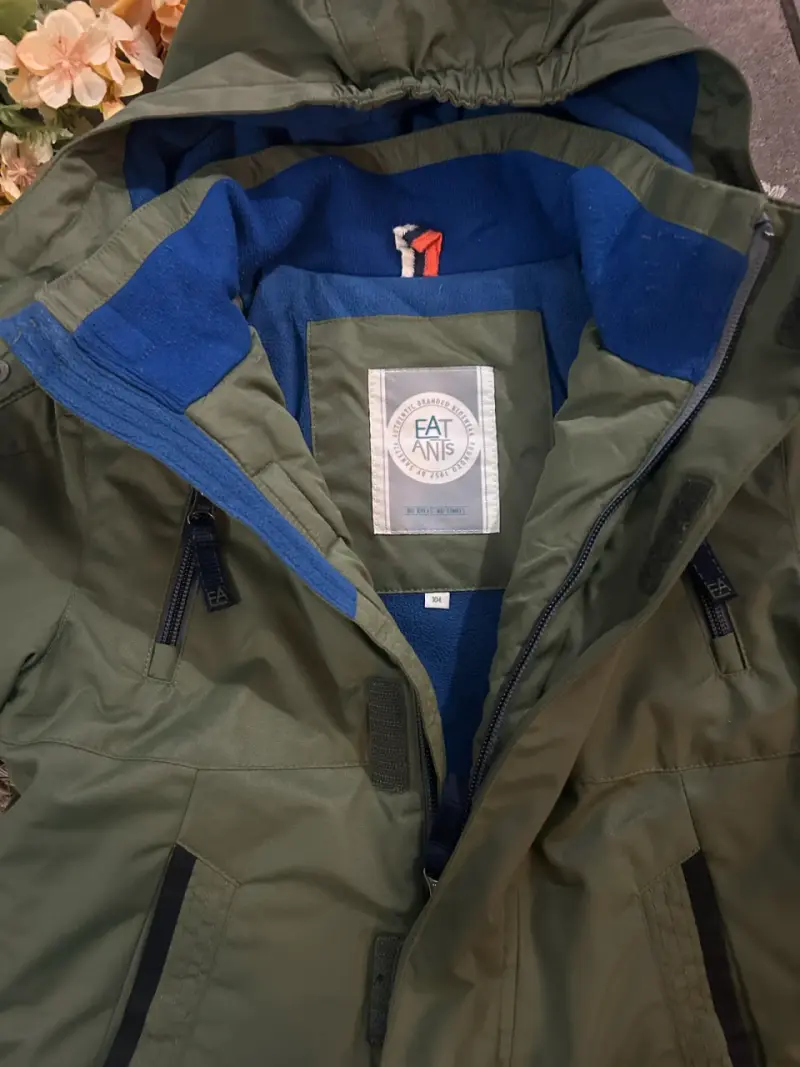 Parka verde para niño talla 4 años - 3