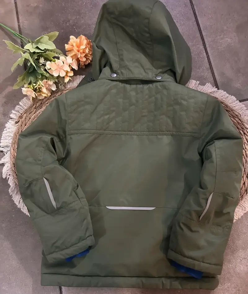 Parka verde para niño talla 4 años - 4