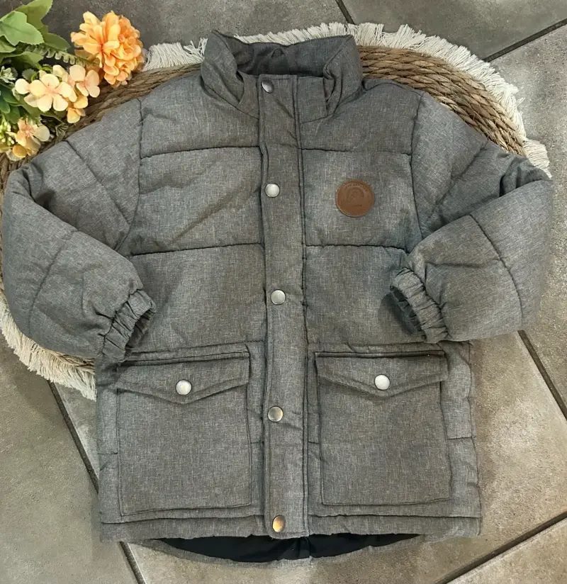 Parka gris infantil 4/5 años - 2