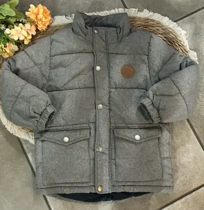 Parka gris infantil 4/5 años - miniatura 2