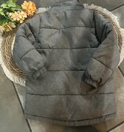 Parka gris infantil 4/5 años - miniatura 3