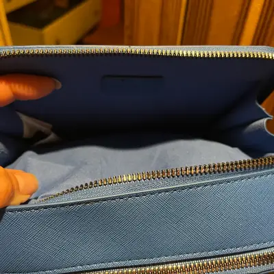 Cartera azul Prüne - miniatura 4