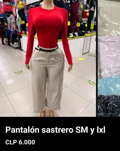 Pantalón sastrería beige - miniatura 5