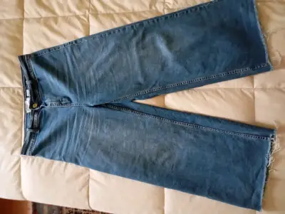Jeans azul recto - miniatura 1