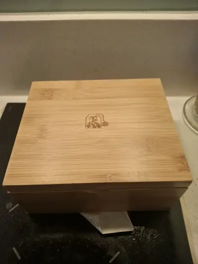 Caja de té de bambú - miniatura 1