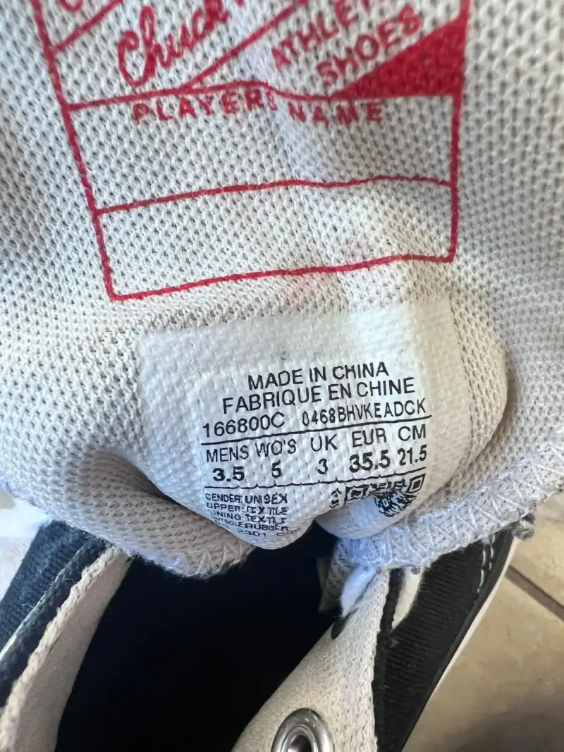 Zapatillas negras Converse Talla 35,5 - 2