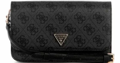 Cartera Guess negra con monograma - miniatura 3