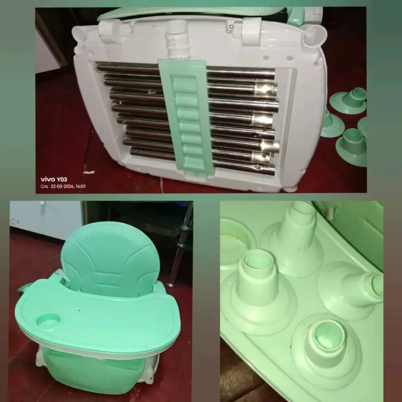 Silla para bebé plegable verde