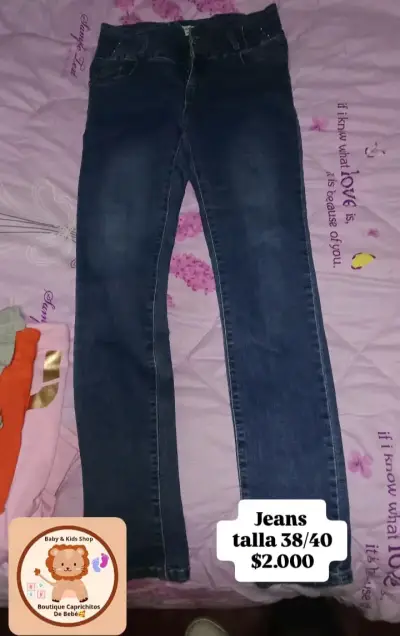 Jeans azul talla 38/40 - miniatura 1