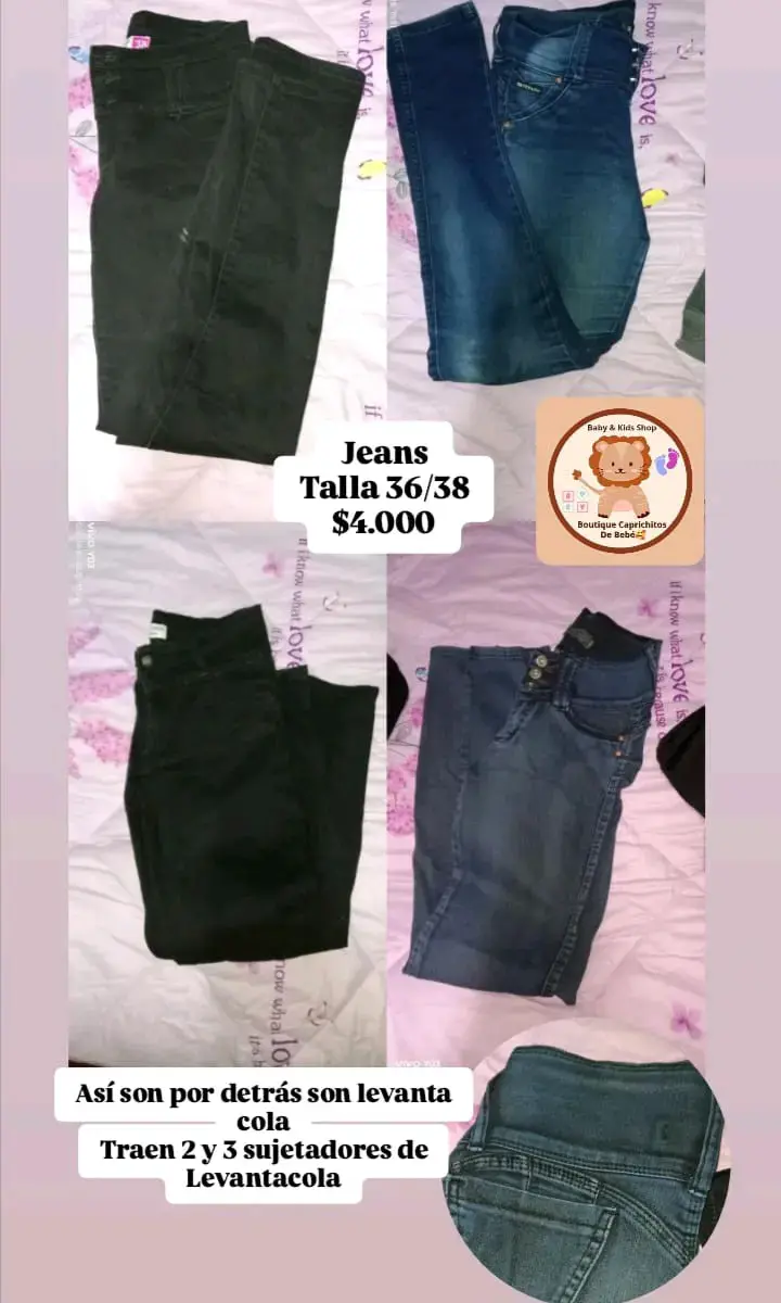 Jeans azul talla 38/40 - 2