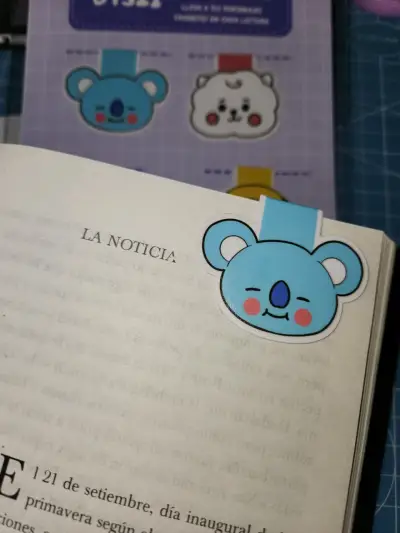 Set de 7 marcapáginas imantados de BTS (fanmade) - miniatura 3