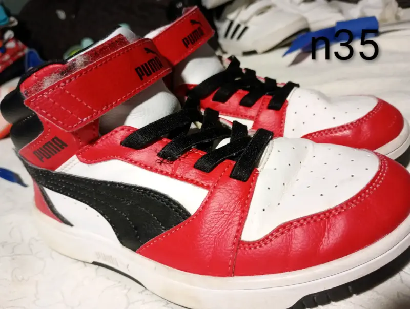 Zapatillas rojas Puma talla 35 - 1
