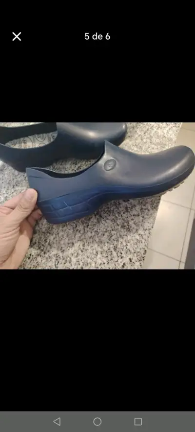 Zapatos impermeables azules - miniatura 2
