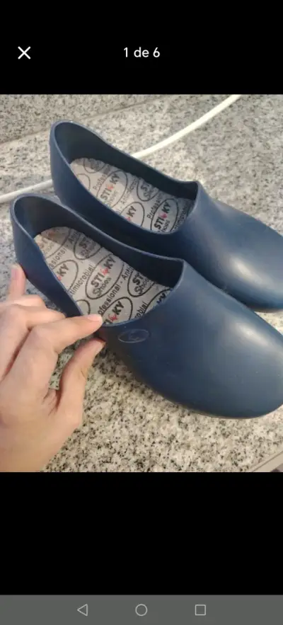Zapatos impermeables azules - miniatura 4