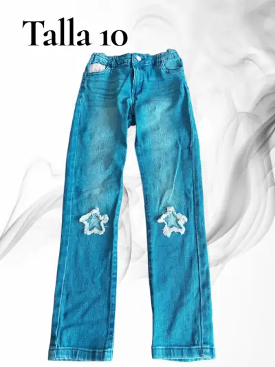 Jeans celestes talla 8 - miniatura 4