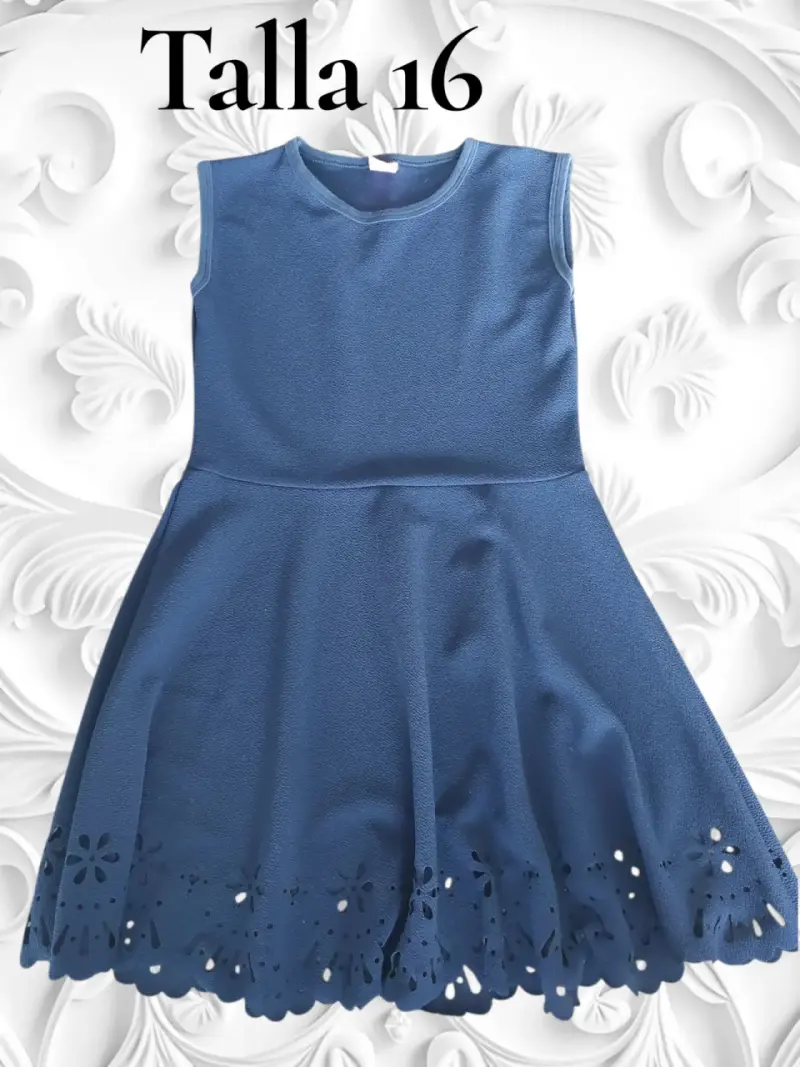 Jeans celestes talla 8 - 6