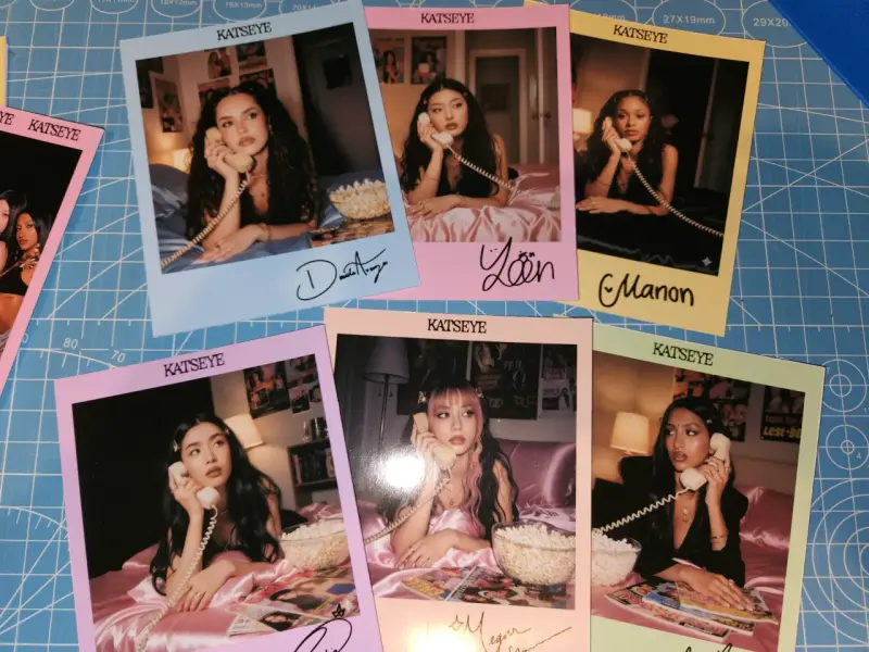 Set de 8 fotos estilo Polaroid KATSEYE (fanmade) - 1