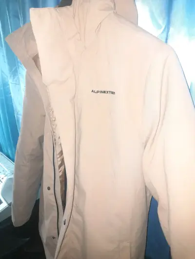 Chaqueta Alpinetreme beige impermeable - miniatura 1