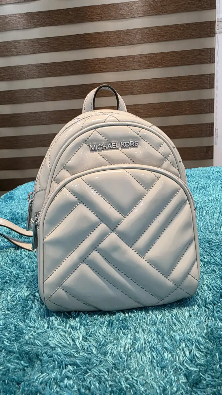Mochila blanca Michael Kors - 1