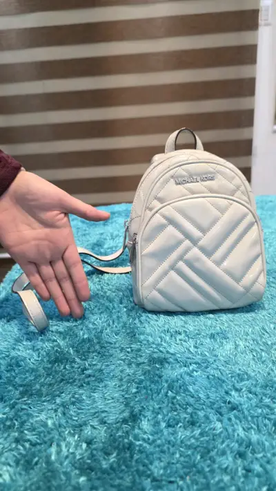 Mochila blanca Michael Kors - miniatura 2