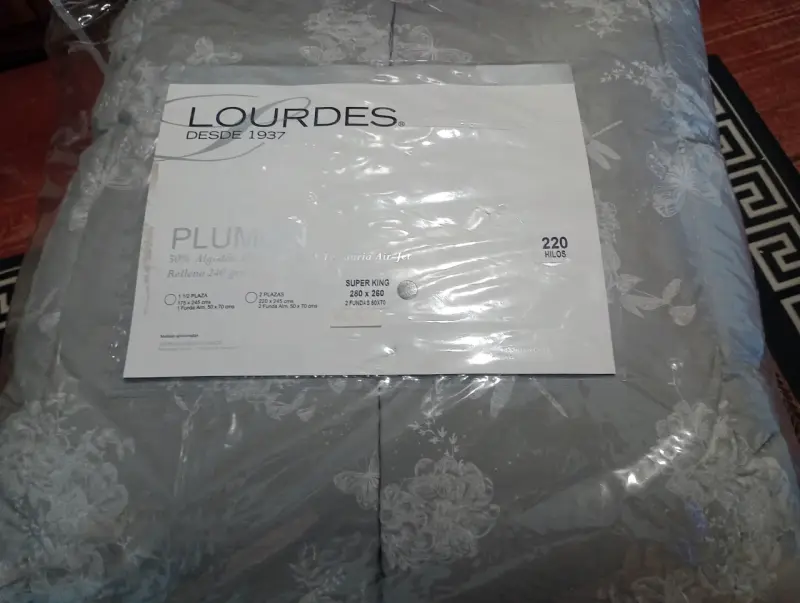 Plumón Lourdes Super King 220 hilos - 1