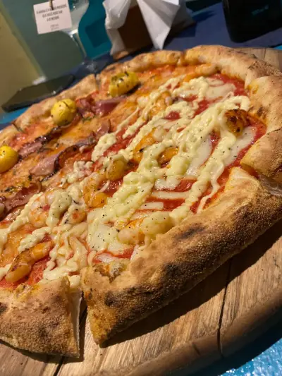 Horno de pizza a gas rojo - miniatura 2