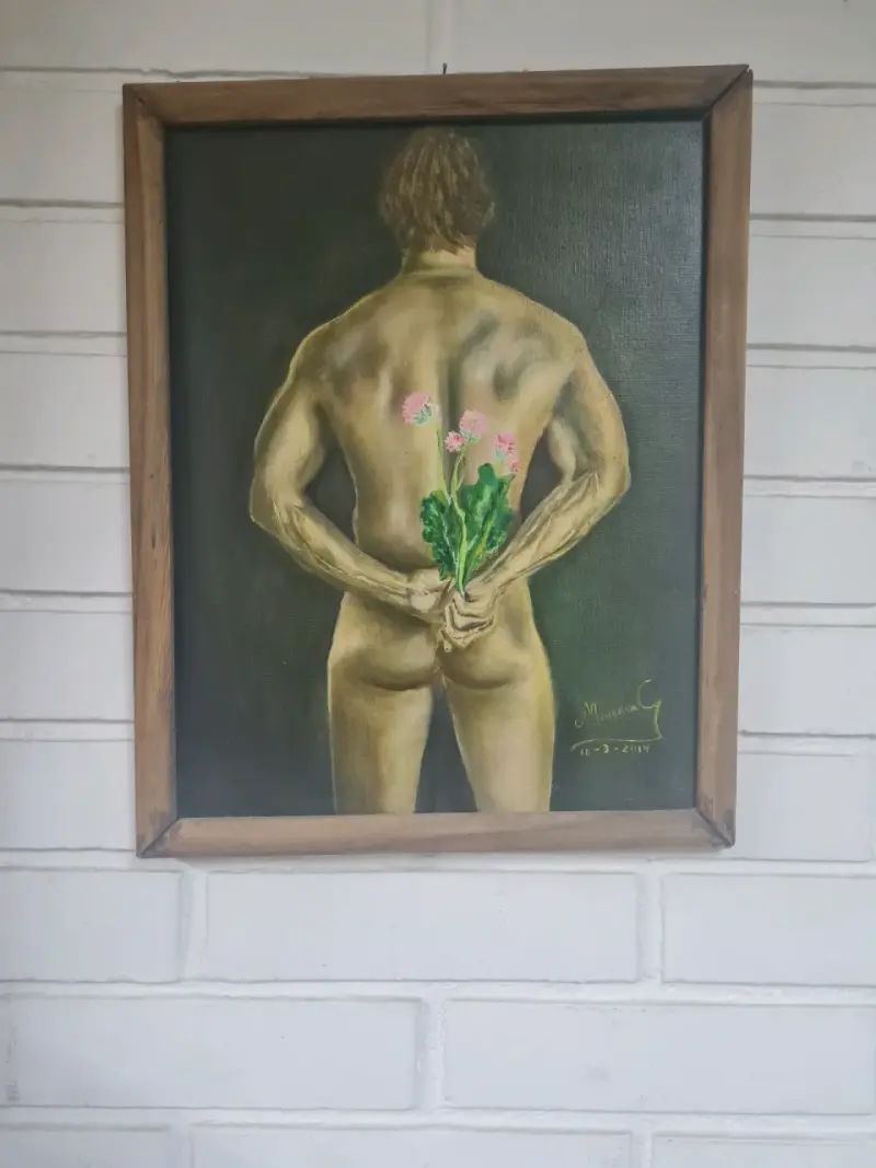 Cuadro artístico,oleo sobre tela - 2