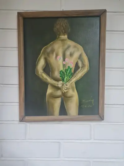 Cuadro artístico,oleo sobre tela - miniatura 2