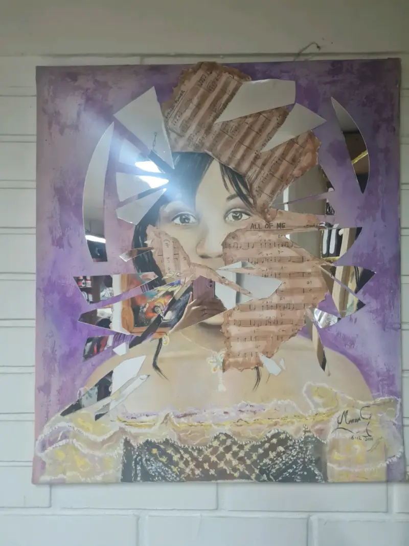 Cuadro artístico,oleo sobre tela - 6
