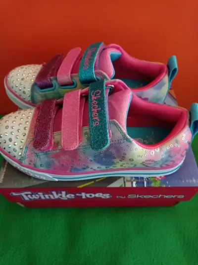 Zapatillas infantiles Skechers brillantes - miniatura 4