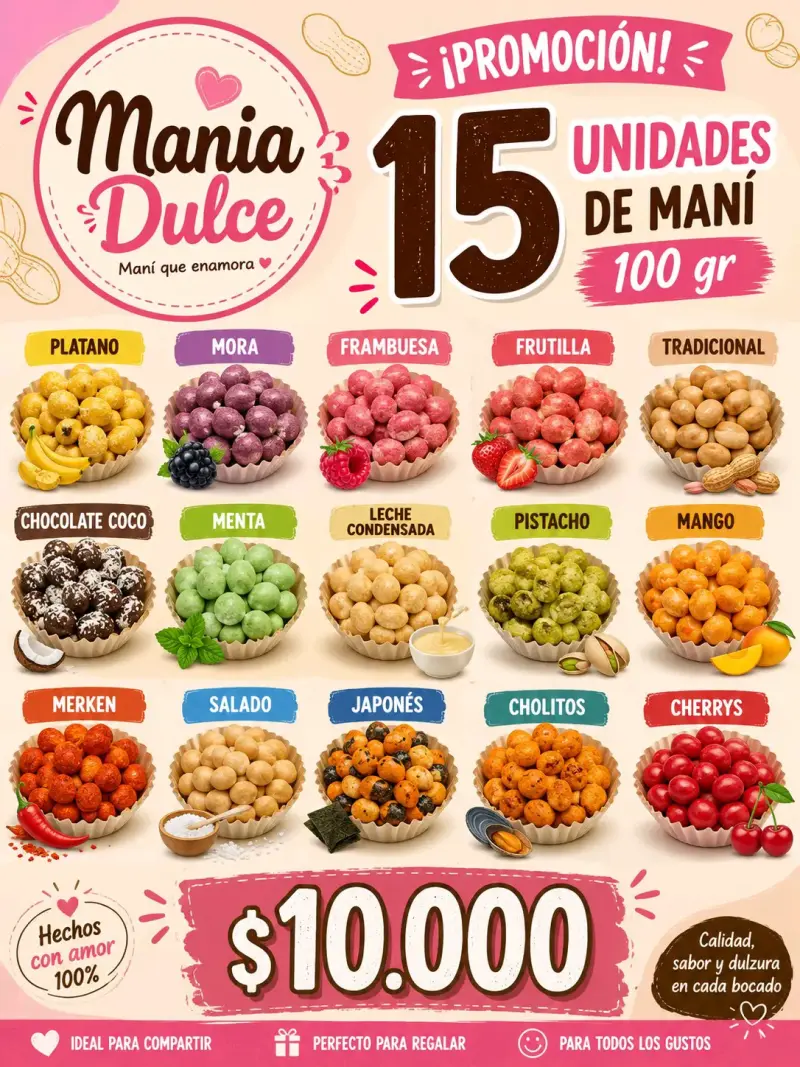 Promoción 15 unidades de maní mixto - 1